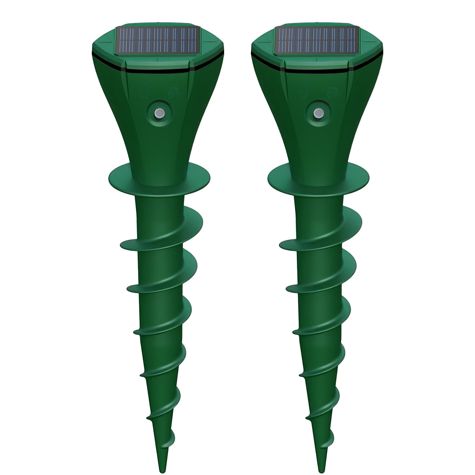 Walmart Deal of KingFurt Mole Repellent Solar Powered 2 Pack, Sonic Gopher Repellent for Outdoor
