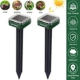 thumbnail image 1 of Mole Repellent Solar Powered for Lawns 2 PCS , Gopher Repellent Ultrasonic Solar Powered for Yard Outdoor, 1 of 9