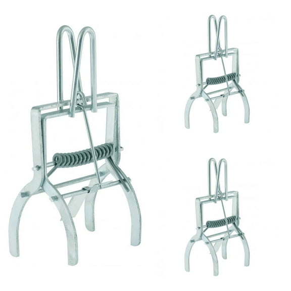 Mole Traps That Kill Best,Mole Trap Easy to Set,Galvanized Steel Gopher Traps for Lawns,Reusable Quick Capture Gopher Hawk Vole Trap Outdoor Use