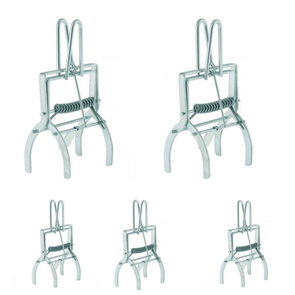 Mole Traps That Kill Best,Mole Trap Easy to Set,Galvanized Steel Scissor Traps for Lawns,Reusable Quick Capture Gopher Vole Outdoor Use(5PC)