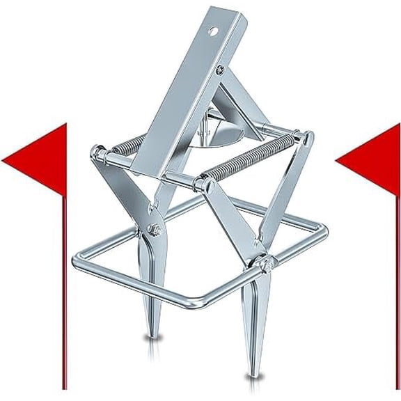 Mole Traps that Kill Best, Scissor for Lawns Vole Traps Outdoor Use, Mole Trap Easy to Set Galvanized Steel Reusable Quick Capture Gopher