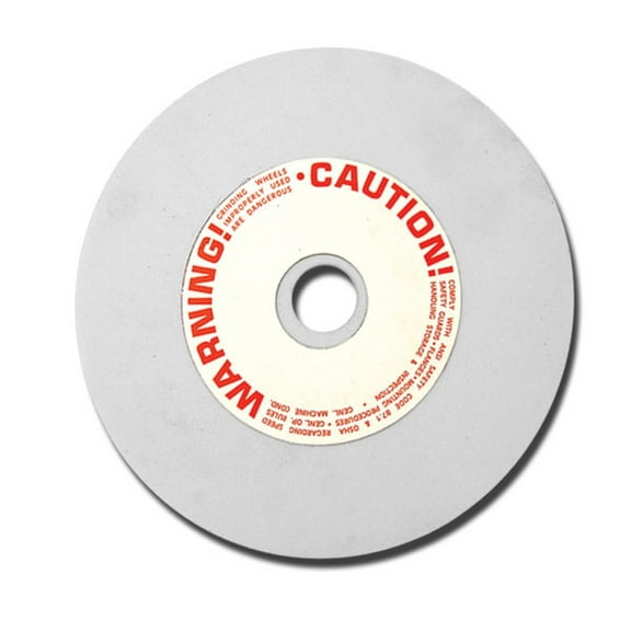 MoleMab 8" X 3/16" White Chisel Grinding Wheel