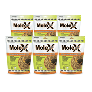 MoleX Mole Killer Bait Pellets for Moles Poison Free, Pet and Wildlife Safe | Outdoor Use Pellets | 3 lb. Bag - 620204-6D-6