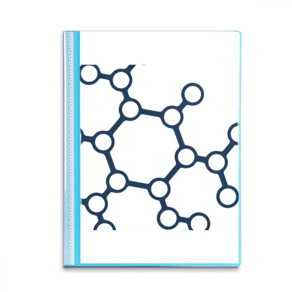 Molecular Binding Combination Structure Book Sheet Protectors Portfolio