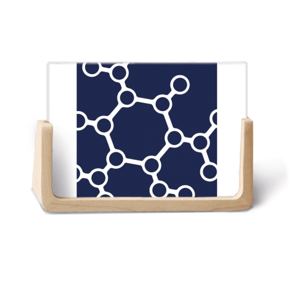 Molecular Binding Combination Structure Photo Wooden Photo Frame Tabletop Display
