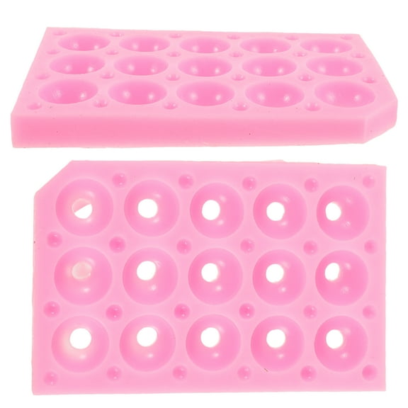 FENGGUIQU Baking Mold Set Cherry Shape Rosy Silicone Mold 1 Set 5.89X3.93X0.71in