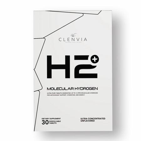 Molecular Hydrogen Tablets with Magnesium – 12 PPM Hydrogen Water Tablets for Drinking Water – Antioxidant Support for Cellular Energy, Recovery & Mental Clarity – Non-GMO, Unflavored (30 Tablets)