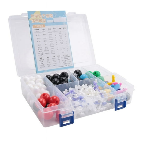 Molecular Model Kit, Organic Chemistry Set, Atom Element Kit for Lessons , Structures Building
