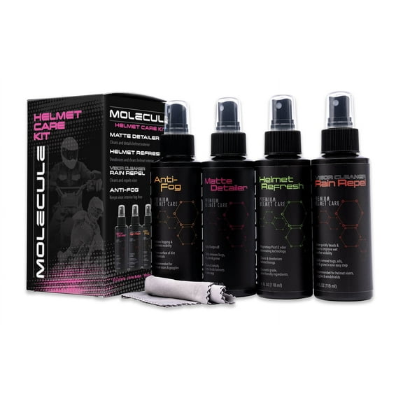Molecule 6300-0904-04 Matte Helmet Care Kit - 1 Kit