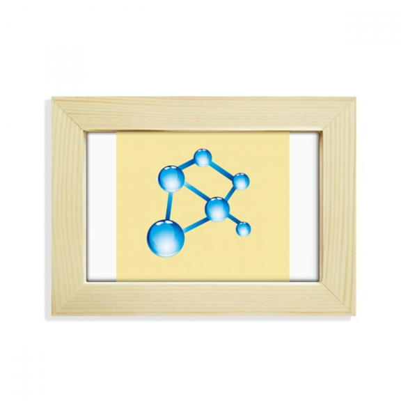 Molecule Concatenate Structure Desktop Decorate Photo Frame Picture Art Painting 5x7 inch