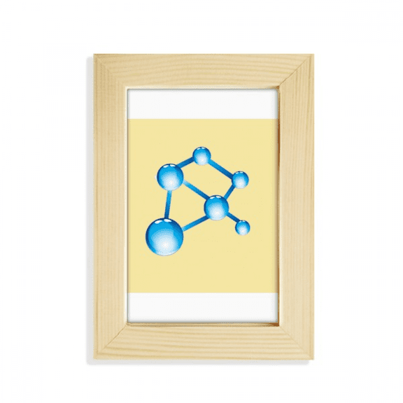 Molecule Concatenate Structure Desktop Display Photo Frame Picture Art Painting 5x7 inch