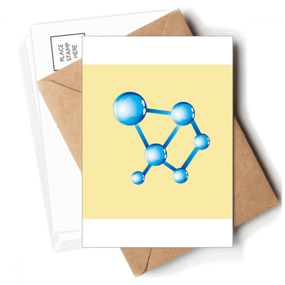 Molecule Concatenate Structure Postcards Envelopes Blank Note Cards Mailing