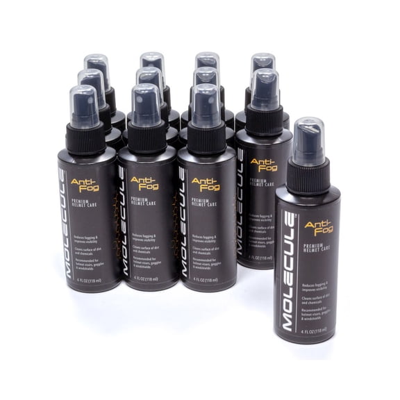 MOLECULE MLHAF-4-12 Helmet Anti-Fog 4oz Spray Case of 12