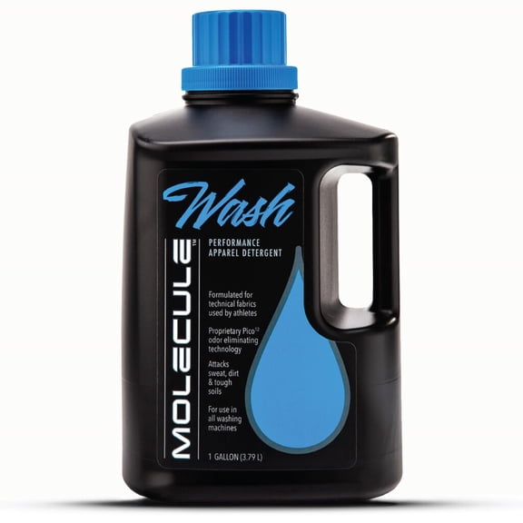 Molecule Wash, Performance Apparel Care, Race Suits, Cleans, Brightens and Freshens, 1 Gallon