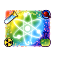 thumbnail image 1 of Molecule Science/Chemistry Birthday Edible Icing Image Cake Topper, by Tnct., 1 of 4
