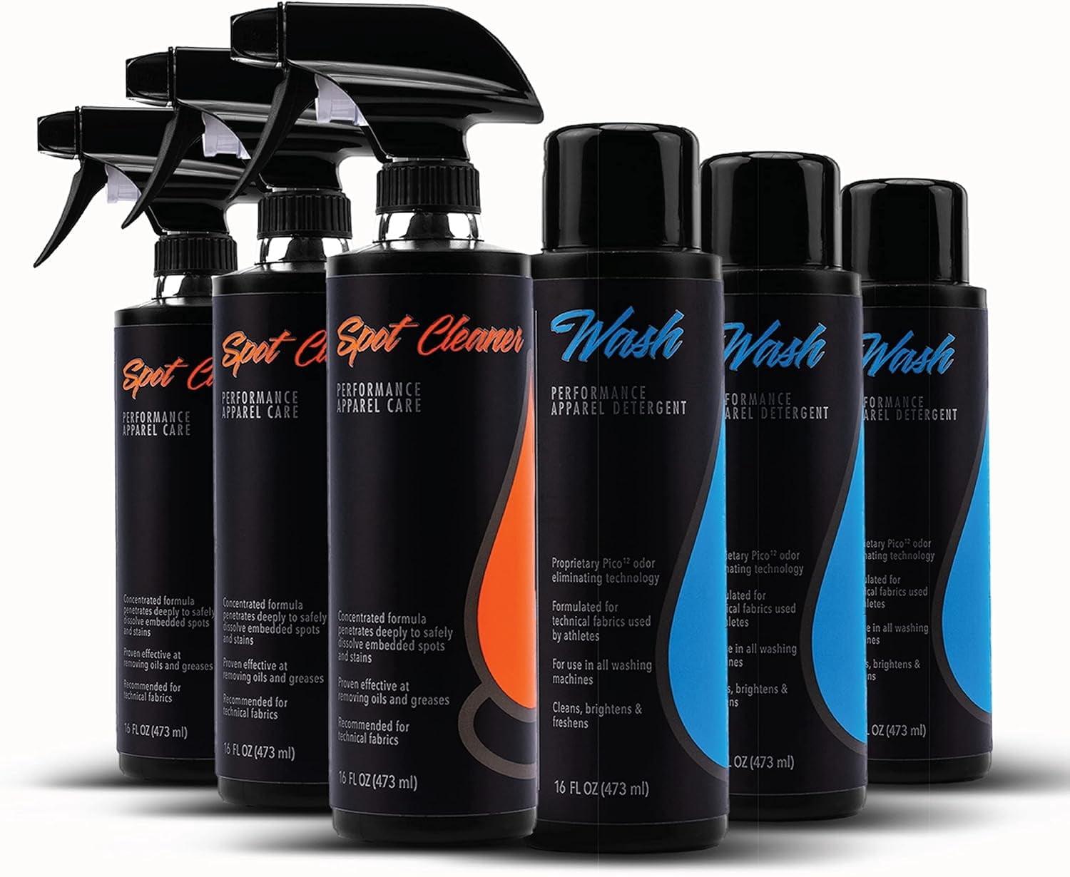 Molecule Wash Kit, 16 Ounces Wash and 16 Ounces Spot Cleaner ...