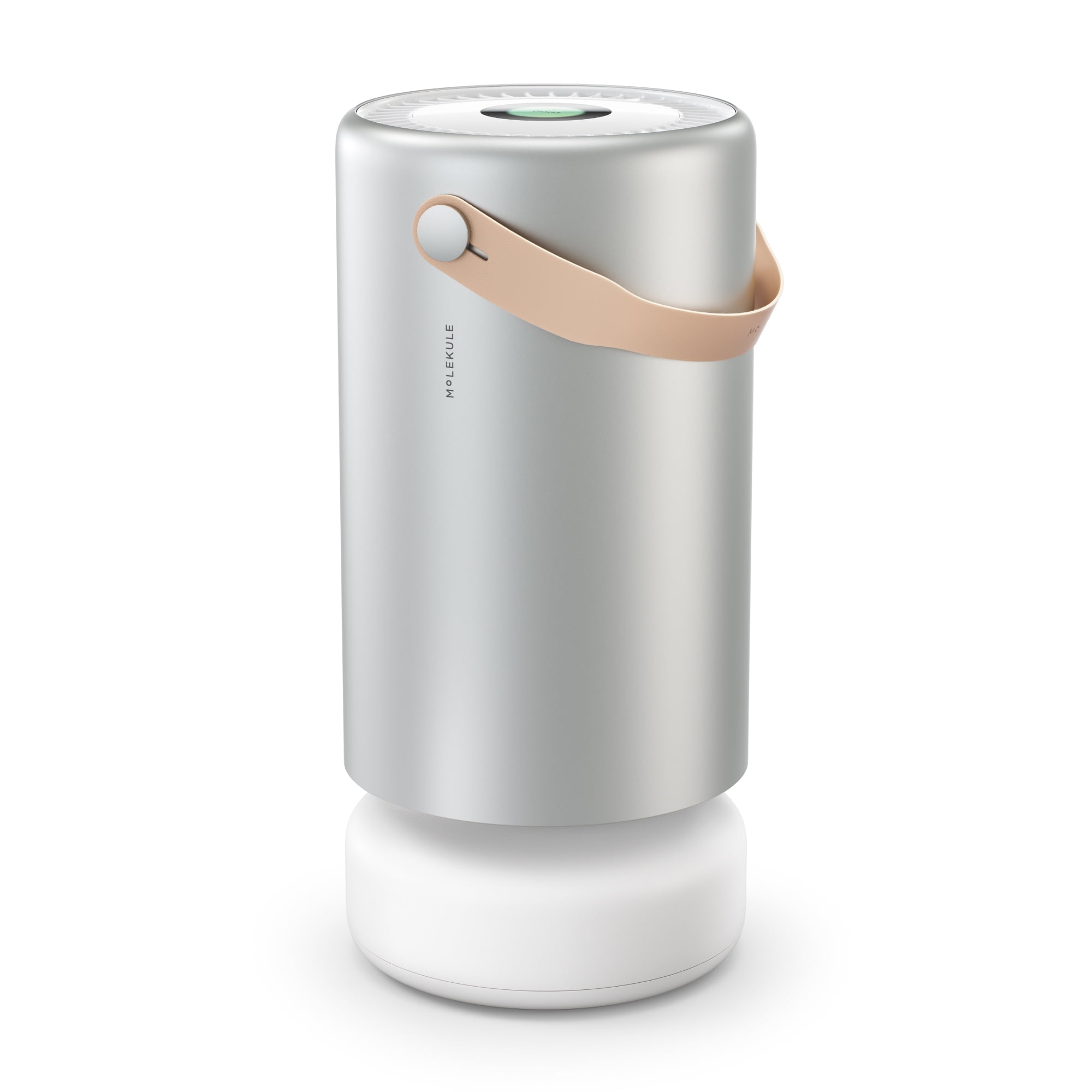 Silver Floor-Standing Air Purifier with HEPA Filter and Alexa Compatibility