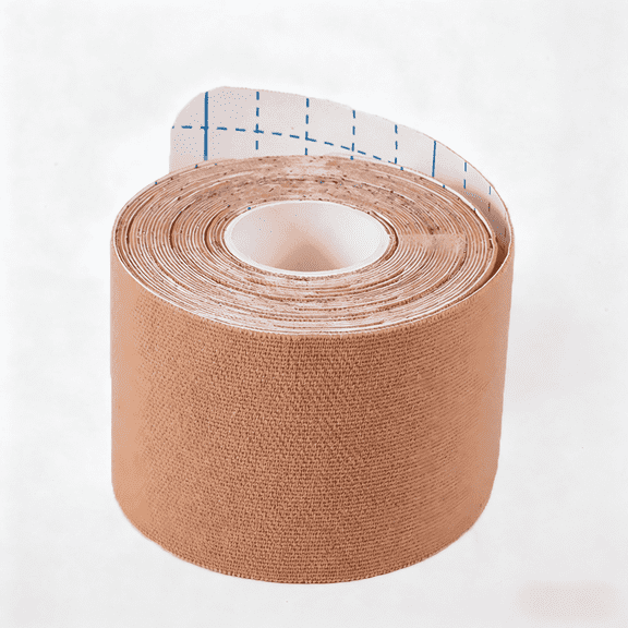 RUIFUU Moleskin Foot Tape, Adhesive Anti-Friction Pad Roll for Blister Prevention and Heel Protection, Water Resistant, 2 in x 16 ft