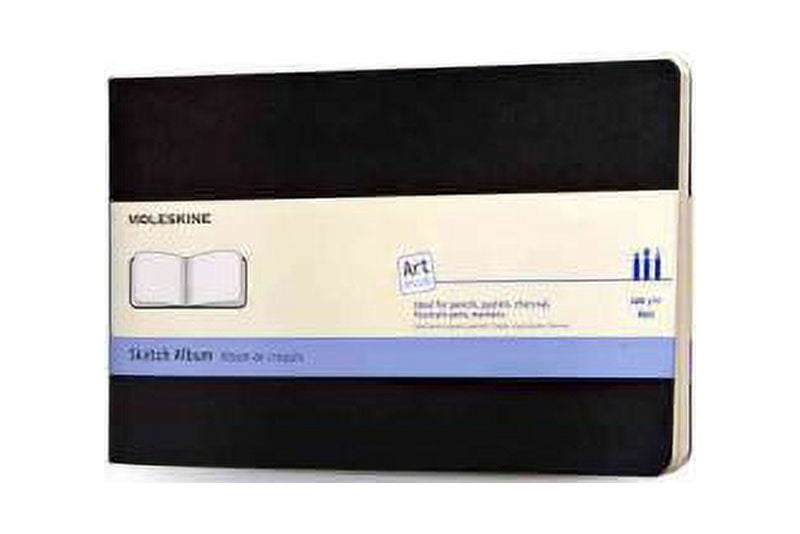 Moleskine Art Plus Sketch Album, Large, Black, Soft Cover (5 x 8.25)