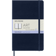 thumbnail image 1 of Moleskine Art Sketchbook, Hard Cover, Large (5" x 8.25"), Plain, Sapphire Blue, 1 of 4