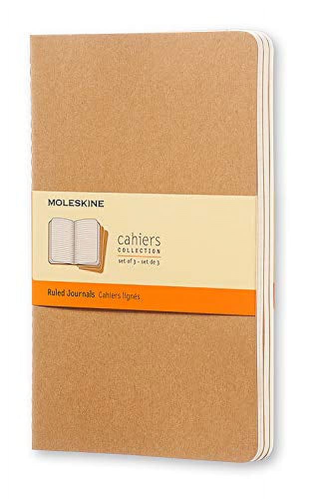 Moleskine Cahier Journal, Soft Cover, Large (5" x 8.25") Ruled/Lined