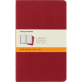 thumbnail image 1 of Moleskine Cahier Journals (Set of 3), Large (5" x 8.25"), Ruled, Cranberry Red, 1 of 5