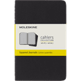 thumbnail image 1 of Moleskine Cahier Journals (Set of 3), Pocket (3.5" x 5.5"), Squared, Black, 1 of 5