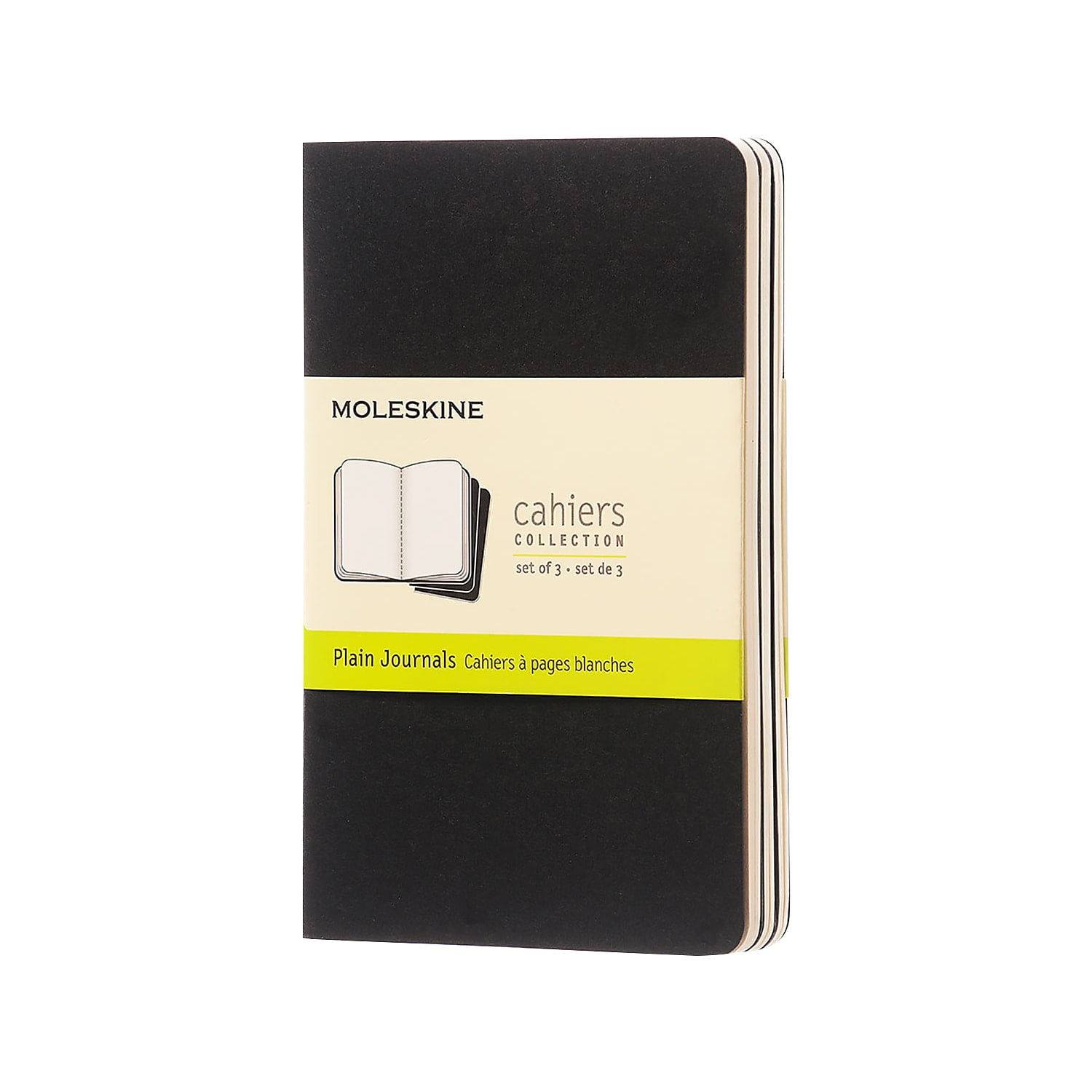 Moleskine Cahiers Plain Black Journal