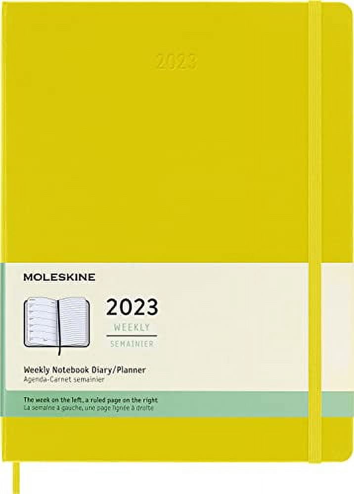 Moleskine Classic 12 Month 2023 Weekly Planner, Hard Cover, XL (7.5" x