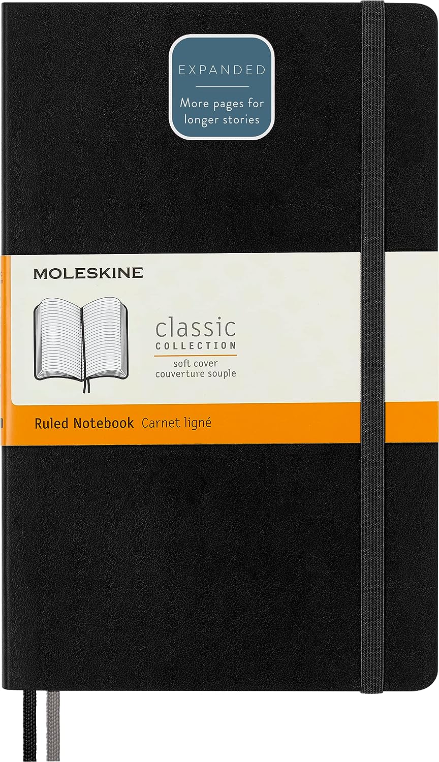Moleskine Classic Expanded Notebook, Soft Cover, Large (5