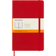 thumbnail image 1 of Moleskine Classic Notebook, Hard Cover, Large (5" x 8.25"), Ruled, Scarlet Red, 1 of 8