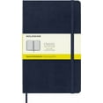 thumbnail image 1 of Moleskine Classic Notebook, Hard Cover, Large (5" x 8.25") Squared/Grid, Sapphire Blue, 240 Pages, 1 of 2