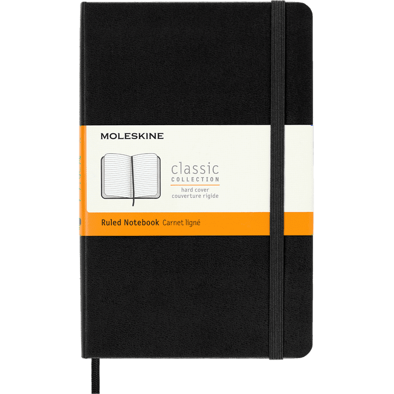 Moleskine Classic Notebook, Hard Cover, Medium (4.5
