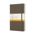 thumbnail image 1 of Moleskine Classic Notebook, Large, Ruled, 5in x 8.25in, Brown Earth, 240 Pages, 1 of 4