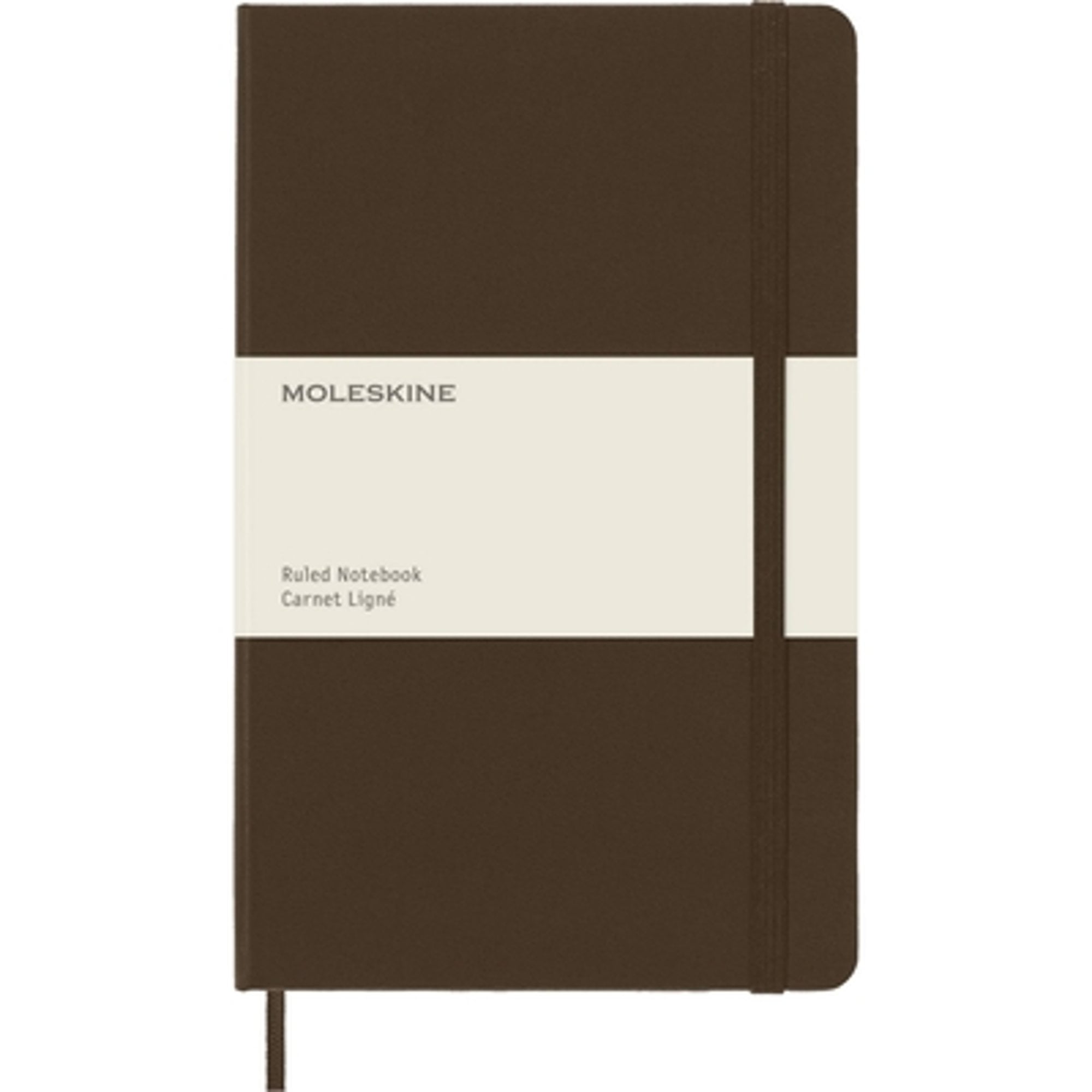 Moleskine Classic Notebook, Large, Ruled, Woodland Brown, Hard Cover (5 X 8.25) (Hardcover) by