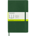 thumbnail image 1 of Moleskine Classic Notebook, Soft Cover, Large (5" 8.25"), Plain, Myrtle Green, 1 of 7
