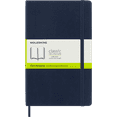thumbnail image 1 of Moleskine Classic Notebook, Soft Cover, Large (5" x 8.25"), Plain, Sapphire Blue, 1 of 7
