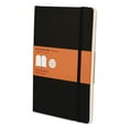 thumbnail image 1 of Moleskine Classic Softcover Notebook, Ruled, 8 1/4 x 5, Black Cover, 192 Sheets -HBGMSL14, 1 of 2