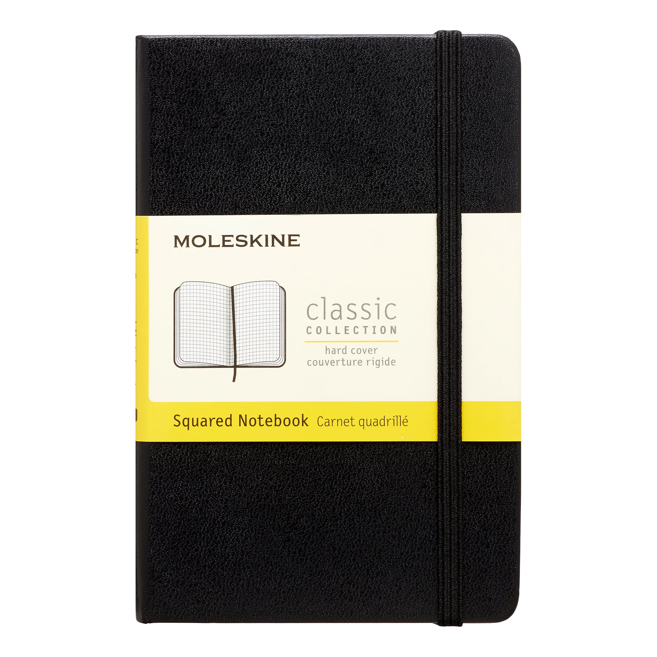 Moleskine Classic Notebook 5.5 x 3.5, Hard Cover, Square Ruled, Black (701023)