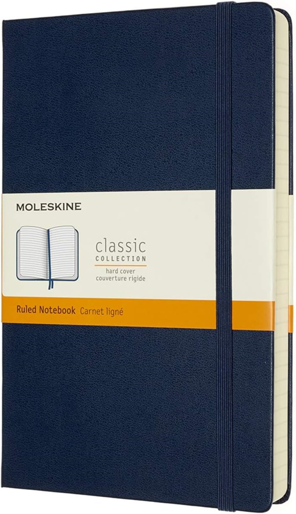 Moleskine Classic Expanded Notebook Hard Cover Large Ruled Blue 400