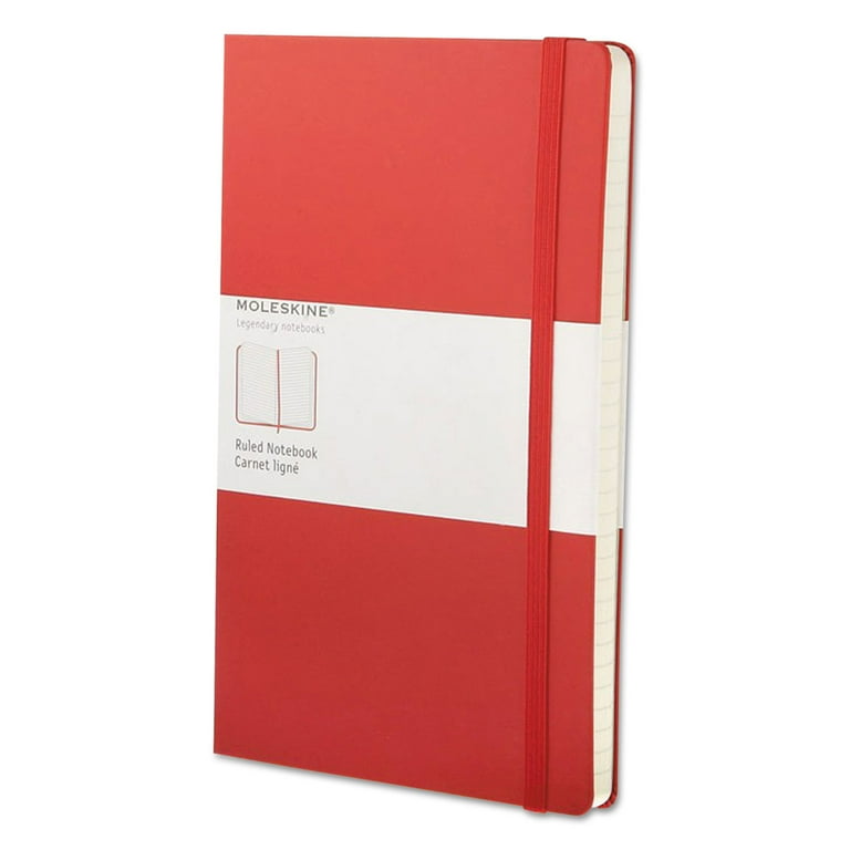 Classic Colored Hardcover Notebook, 1-Subject, Narrow Rule, Red Cover, (240) 8.25 x 5 Sheets Classic Colored Hardcover Notebook, 1-Subject, Narrow Rule, Red Cover, (240) 8.25 x 5 Sheets