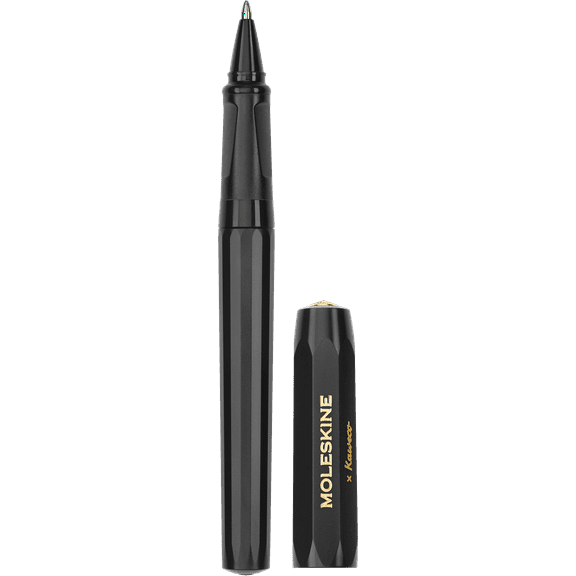 Moleskine Kaweco Ballpoint Pen, Black, Medium Point (1.0 MM), Blue Ink