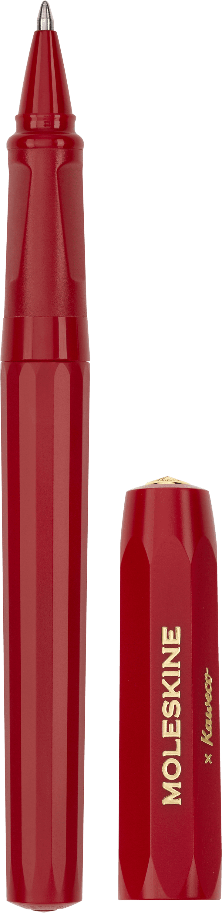 Moleskine Kaweco Ballpoint Pen, Red, Medium Point (1.0 MM), Blue Ink