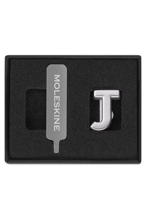 Letter Series Notebook Pin - J