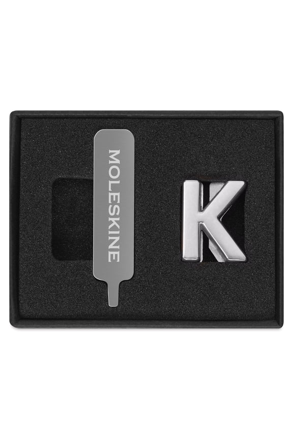 Letter Series Notebook Pin - K