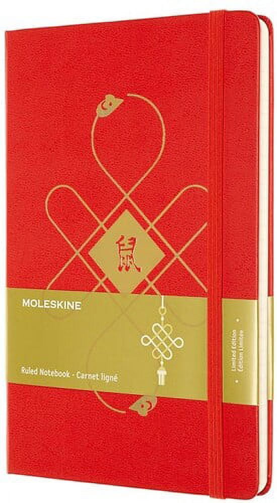 Moleskine Limited Edition Chinese New Year Notebook, Large, Ruled, Rat ...