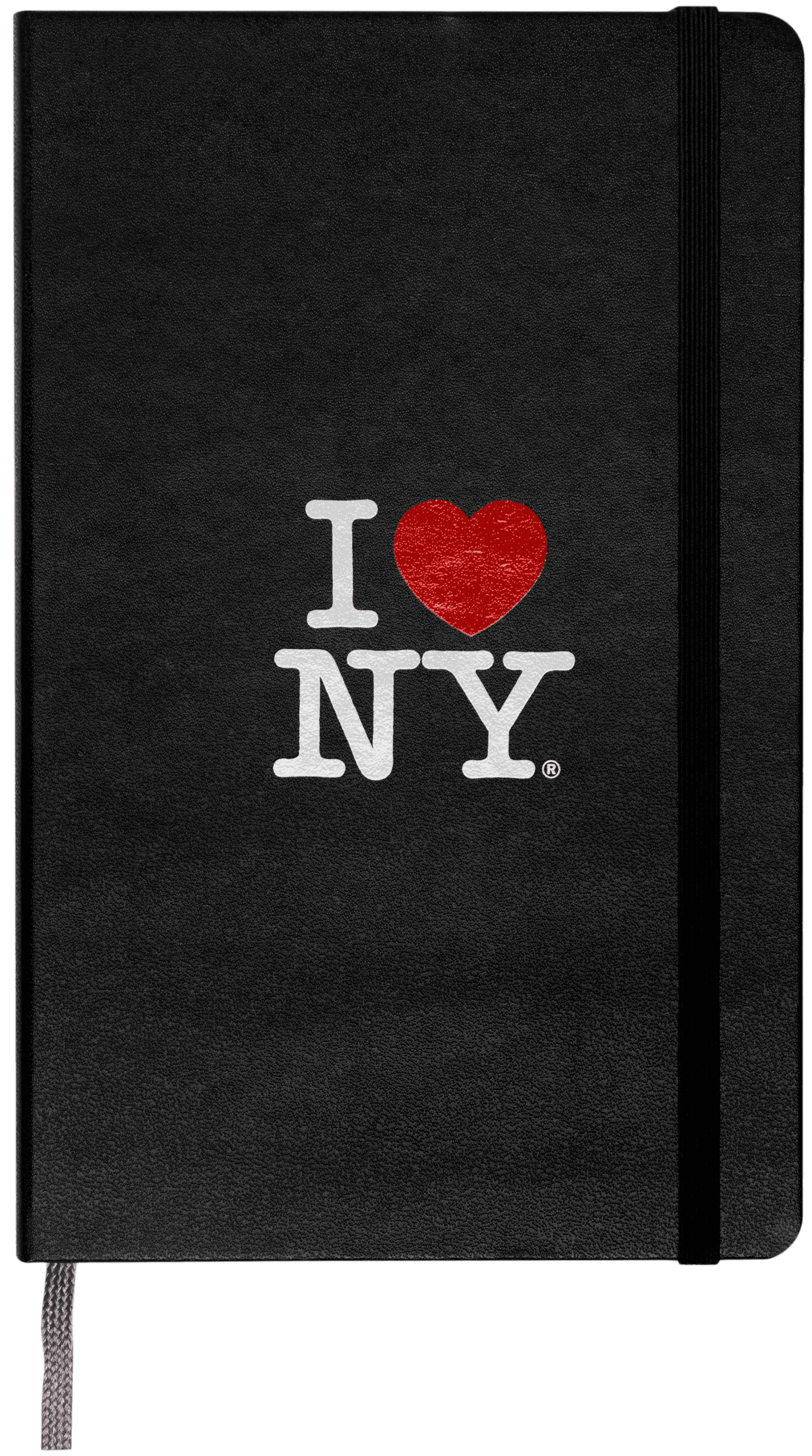 Moleskine Limited Edition I Love NY Notebook, Hard Cover, Large (5" x 8.25"), Ruled, Black, 240 Pages