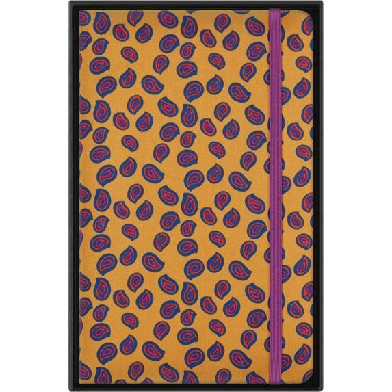 Moleskine Limited Edition Professional Silk Notebook with Gift Box, Hard Cover, Large (5" x 8.25"), Ruled, Yellow, 176 Pages