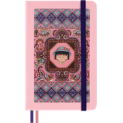 Moleskine Limited Edition Sakura Notebook with lenticular optical-effect cover by Momoko Sakura, Hard Cover, Ruled, Pocket 3.5" x 5.5", Maruko floral, 160 Pages