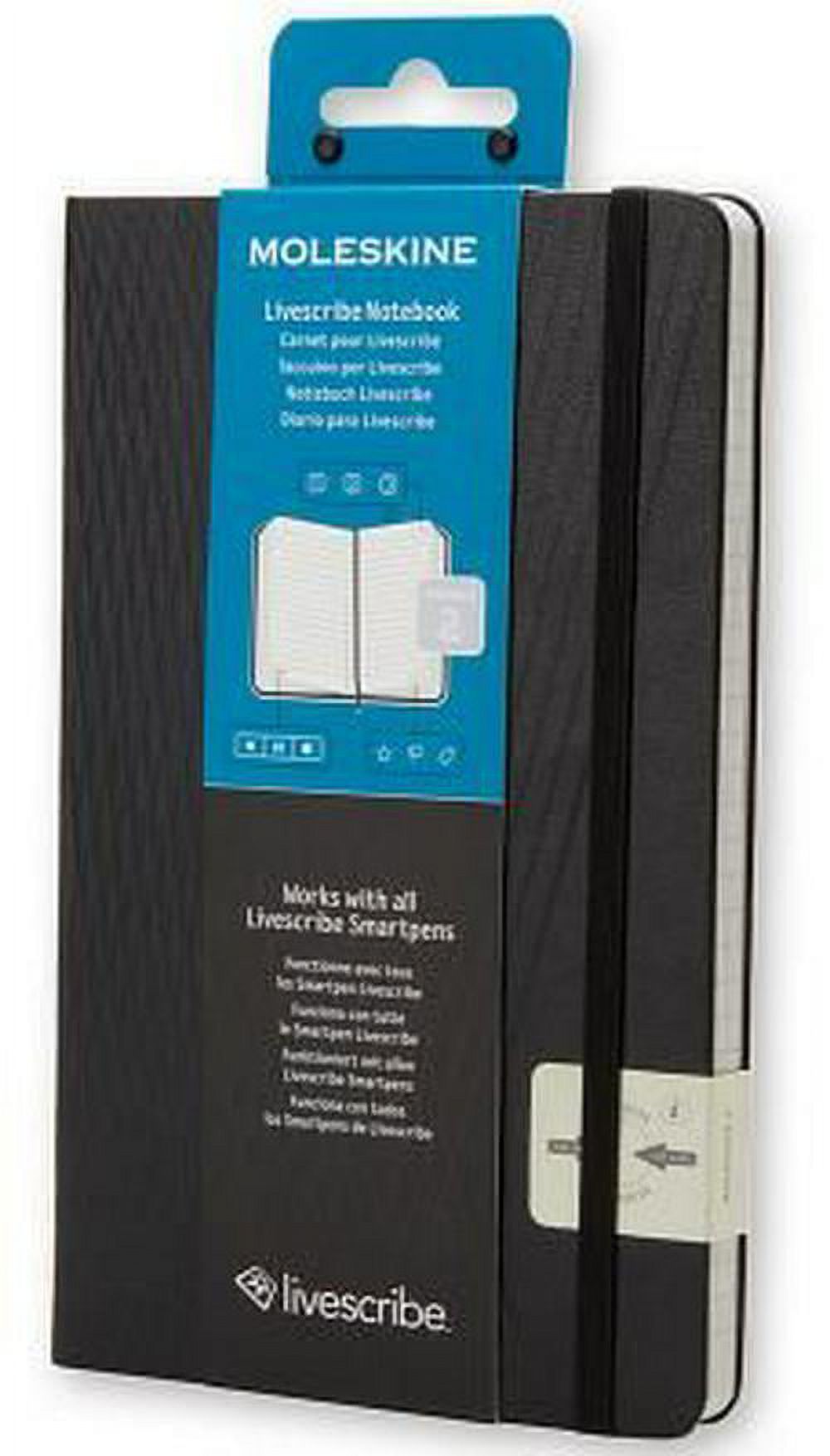 Moleskine Livescribe 2 Notebook Ruled Black Large